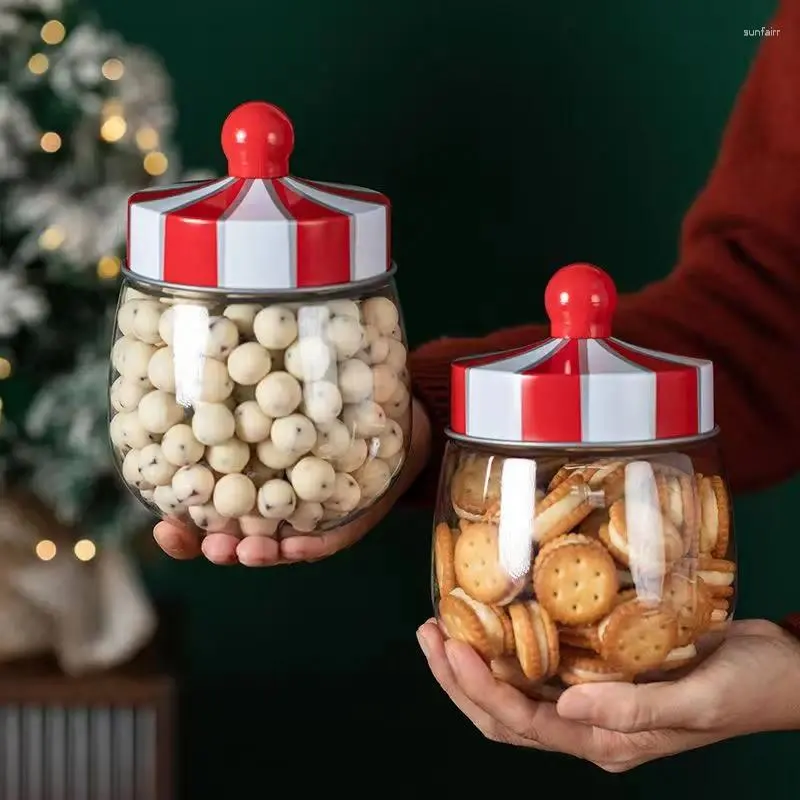 Bottiglie di stoccaggio baratto regalo trasparente per cuocere latte biscotti pasticceria sbuffi