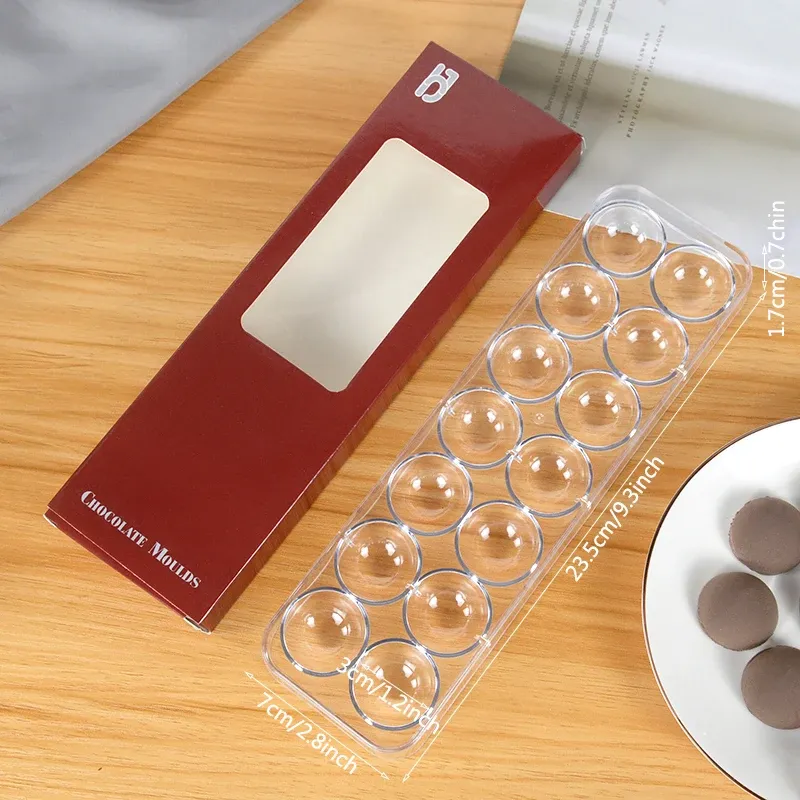 Formen 1pc 3D gefüllt Schokoladenform Backpolycarbonat COOCKY BAR SMOOL FOMME FÜR Home Küche DIY Kuchen Backgebäckbäckerei Werkzeuge