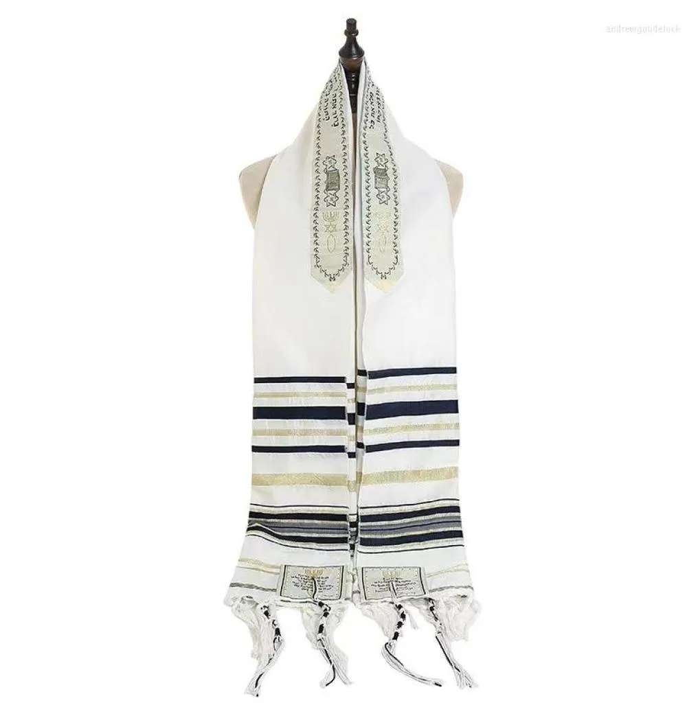 Schals 5 Farben Messianische jüdische Tallit -Gebetsschalt Talit mit Talis Bag Christian Quasten Schal Arabisch für Frauen Men8410720