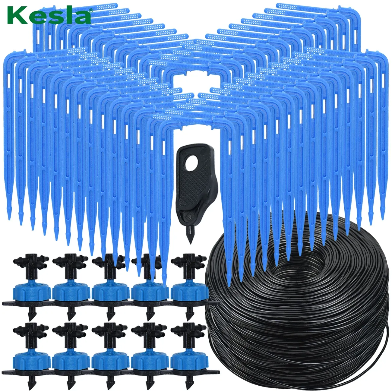 KITS KESLA SERRENO IRRIGAZIONE DRIP 4WAY 3/5MM Sistema di irrigazione a freccia a goccia 2 mm Pianta in vaso 10/20SET 10/20ST