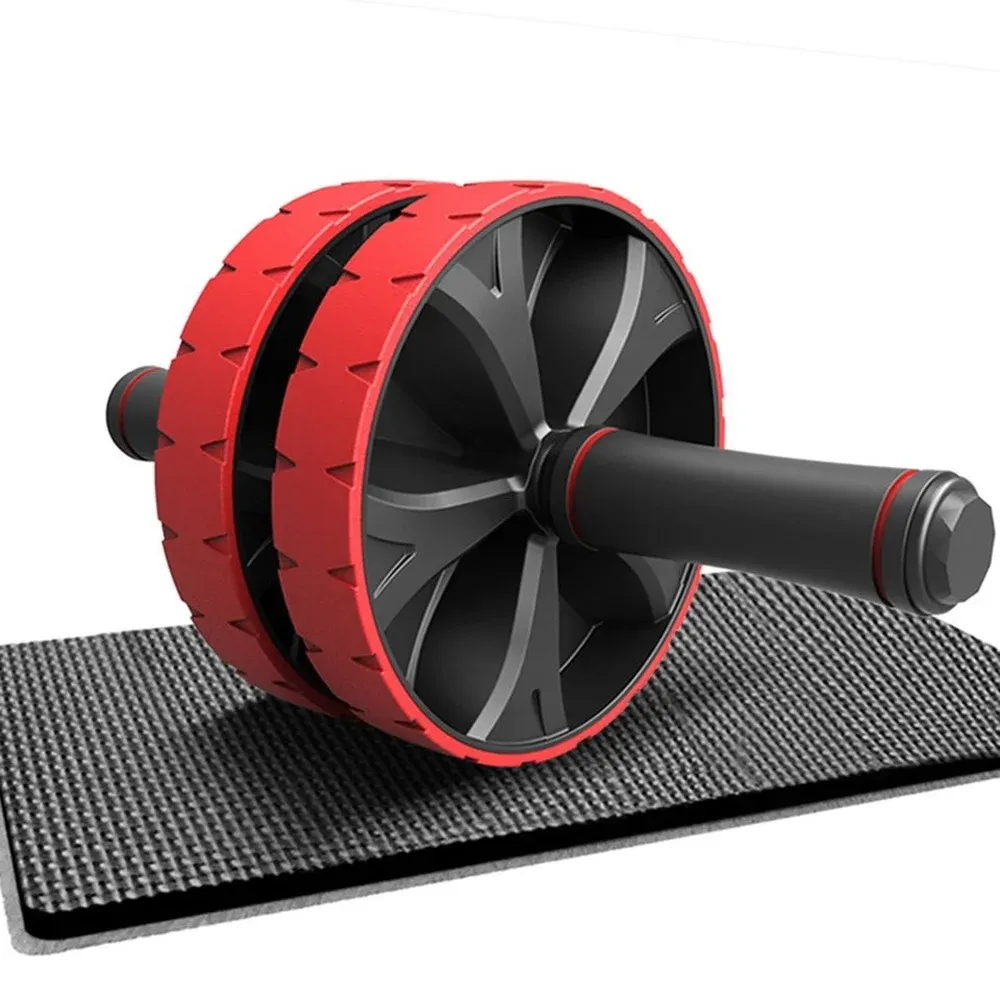 Apparatuur ABS NIEUWE Keep Fitness Wheels No Noise Abdominal Wheel AB Roller met MAT voor trainingsspierheuptrainerapparatuur