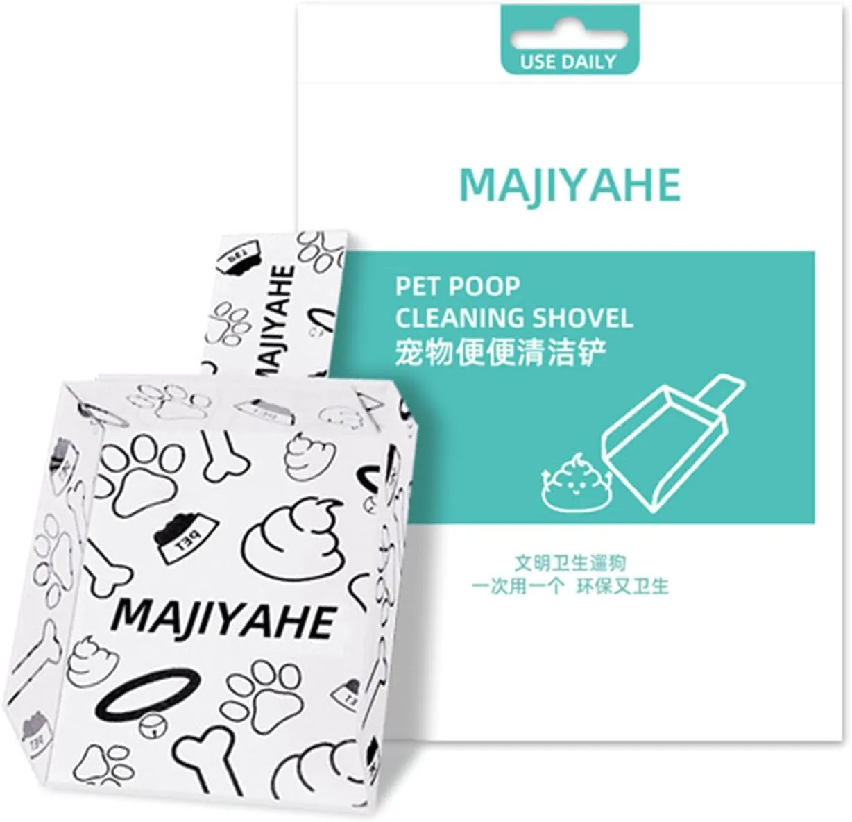 Save Big on Bulk Dog Scooper With Bag Portable Pet Waste Cardboard Scoops  With Bags Lightweight, Sanitary Dog Waste Cleaner Dog Poop Bags And  Holder