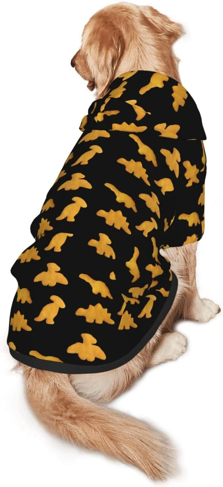 Cute Dino Dog Costume: Warm Chicken Nugget Hoodie for Fall Winter Shop  Now!