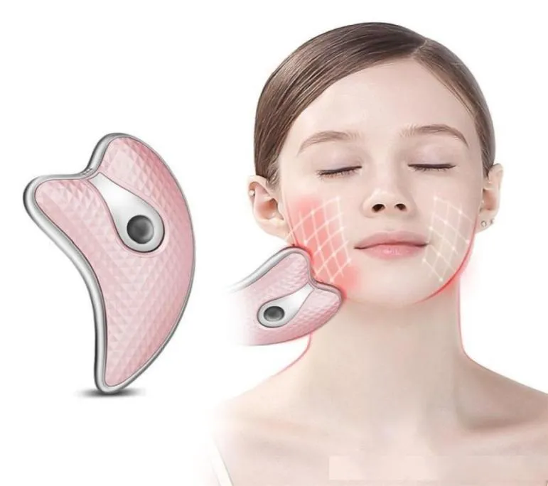 VFace Skin Instrument Scrap Plate Facial Lymphatic Drainage Scraping Instrument Micro Electric Scraping Plate Maquillaje6098224