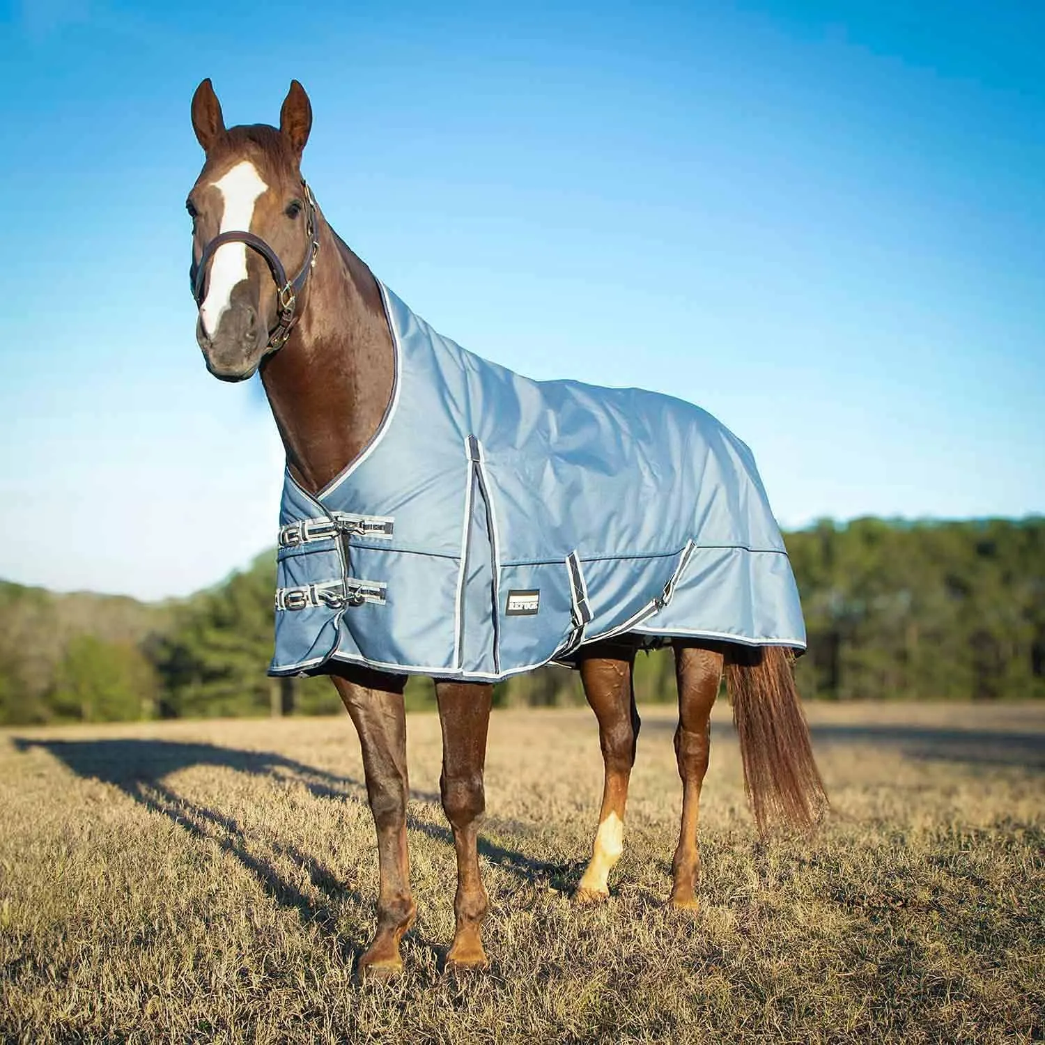 Couverture Imperméable Pour Poney Tough-1 - 1200 Deniers - Bleu Royal - Taille 50