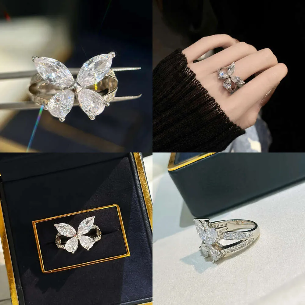 Moissanite Ring nişan yüzüğü sier seti elmaslar resmi reprodüksiyonlar elmas klasik stil hediye kutu 008 orijinal kalitesi ile kız arkadaşı için