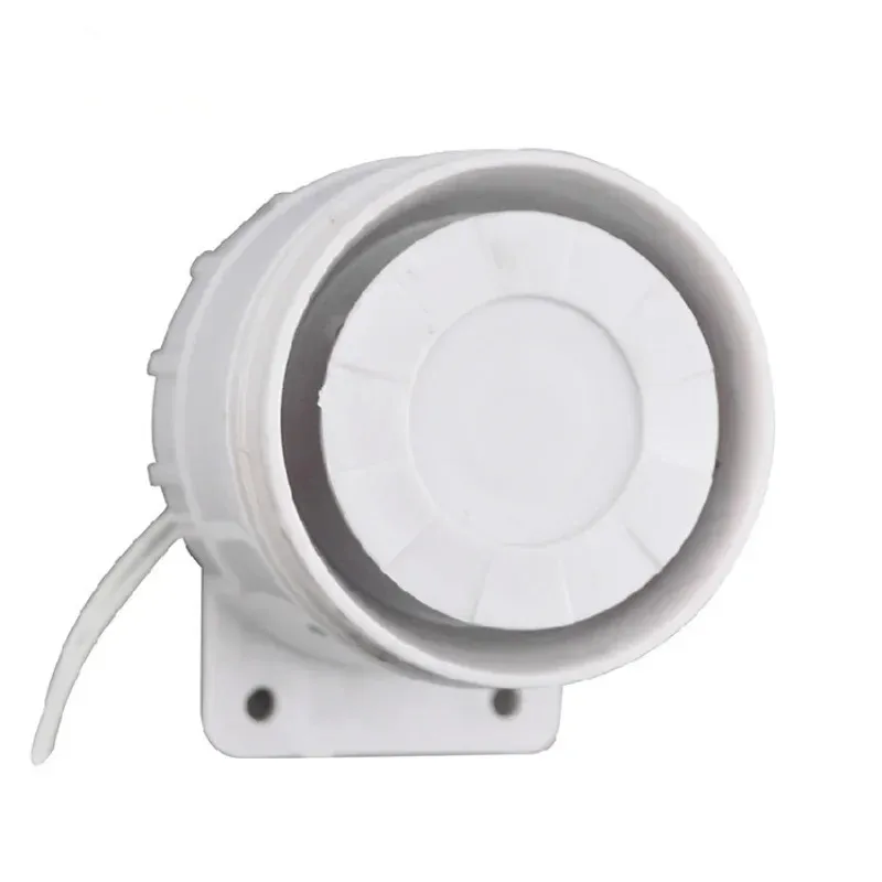 2024 Durable Indoor Wired Alarm Horn with 120dB Loud Siren for Home Security System Using DC 12V Power