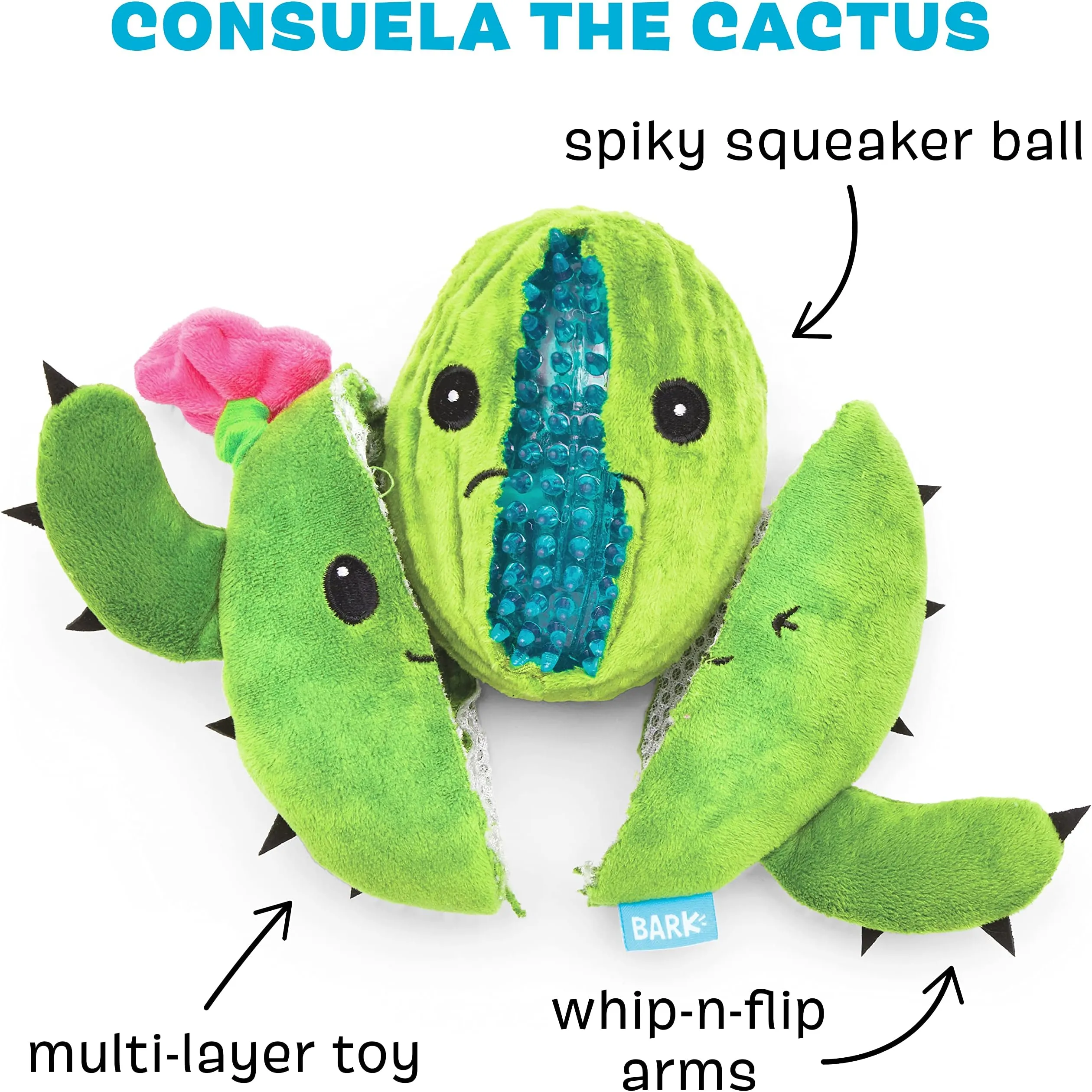 Cactus Dog Buy Barkbox Toys Interactive Plush Dog Toy Rip Reveal