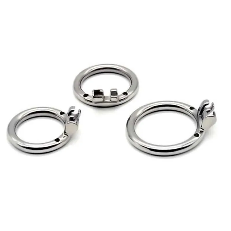 NXY Cockrings in acciaio inossidabile Accessorio arco Accessorio ad anello maschio Castità Accessorio gabbia Dispositivo cazzo giocattoli per sesso per uomini 18 240427
