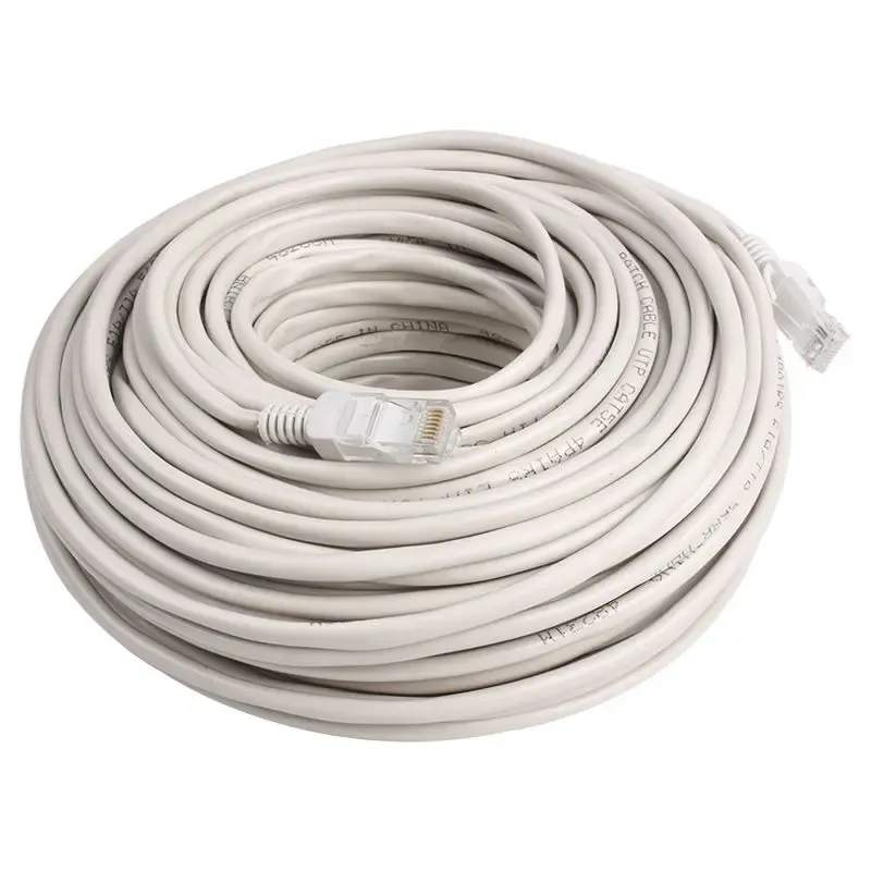 Anpwoo RJ45 Ethernet Cat5 Network Cable Lan Patch Lead 20m bianco grigio