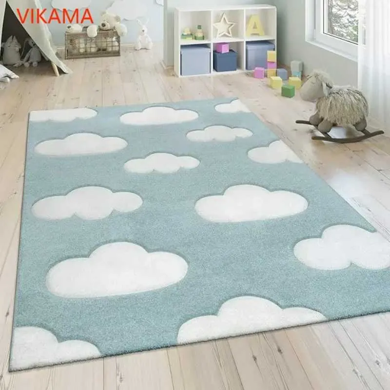 Carpets Vikama Imitation Cashmere Carpet Entrance Carpet Game Carpet For Baby Bedroom tapis salon Tapis grande décoration de chambre