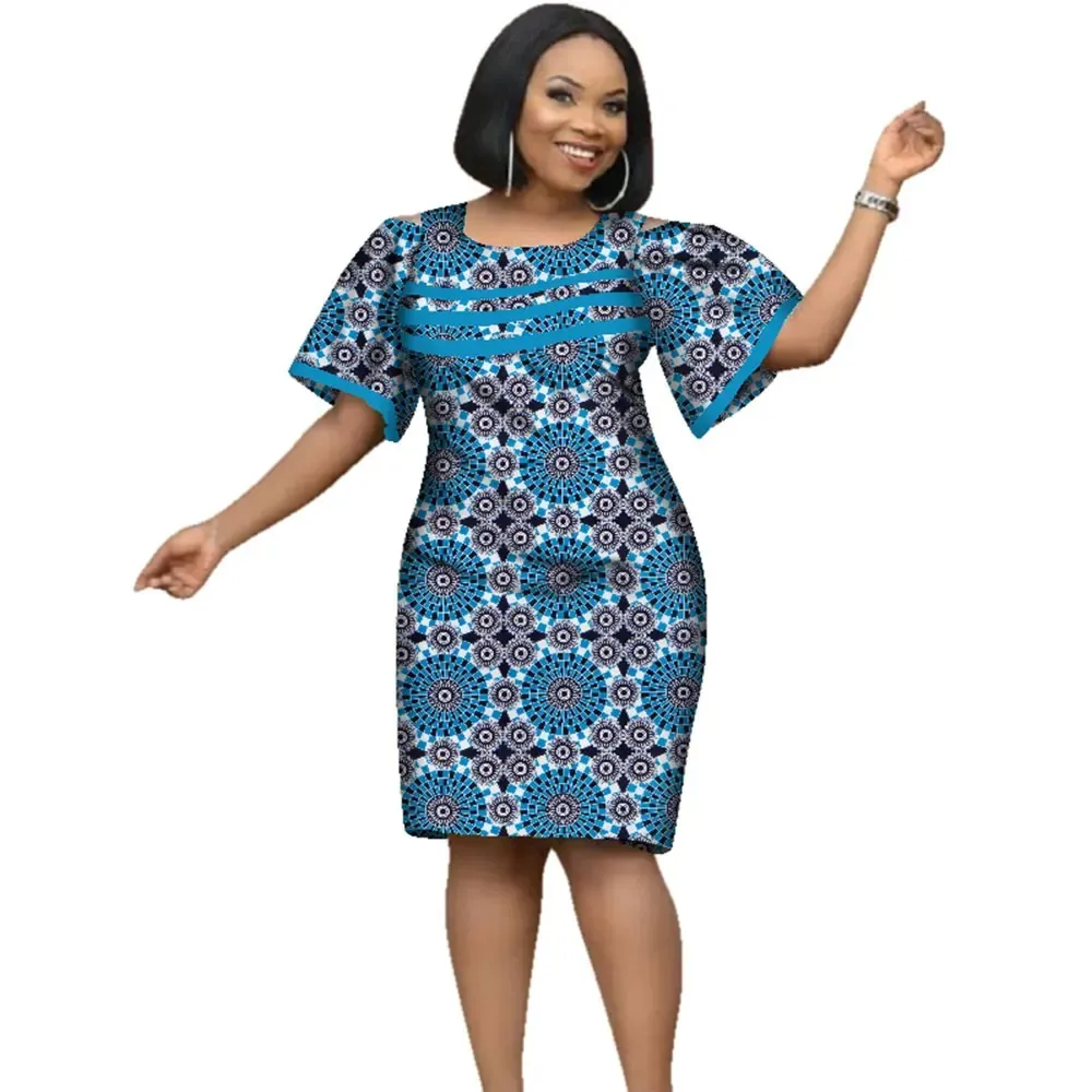 African Cotton Wax Print Dress for Women Short Sleeve O-Neck Pencil Knee- Length WY2353 from Dhgate Basic & Casual Dresses - price 46.23 African Cotton Wax Print Dress for Women Short Sleeve O-Neck Pencil Knee- Length WY2353 from Dhgate Basic & Casual Dresses - price 46.23
