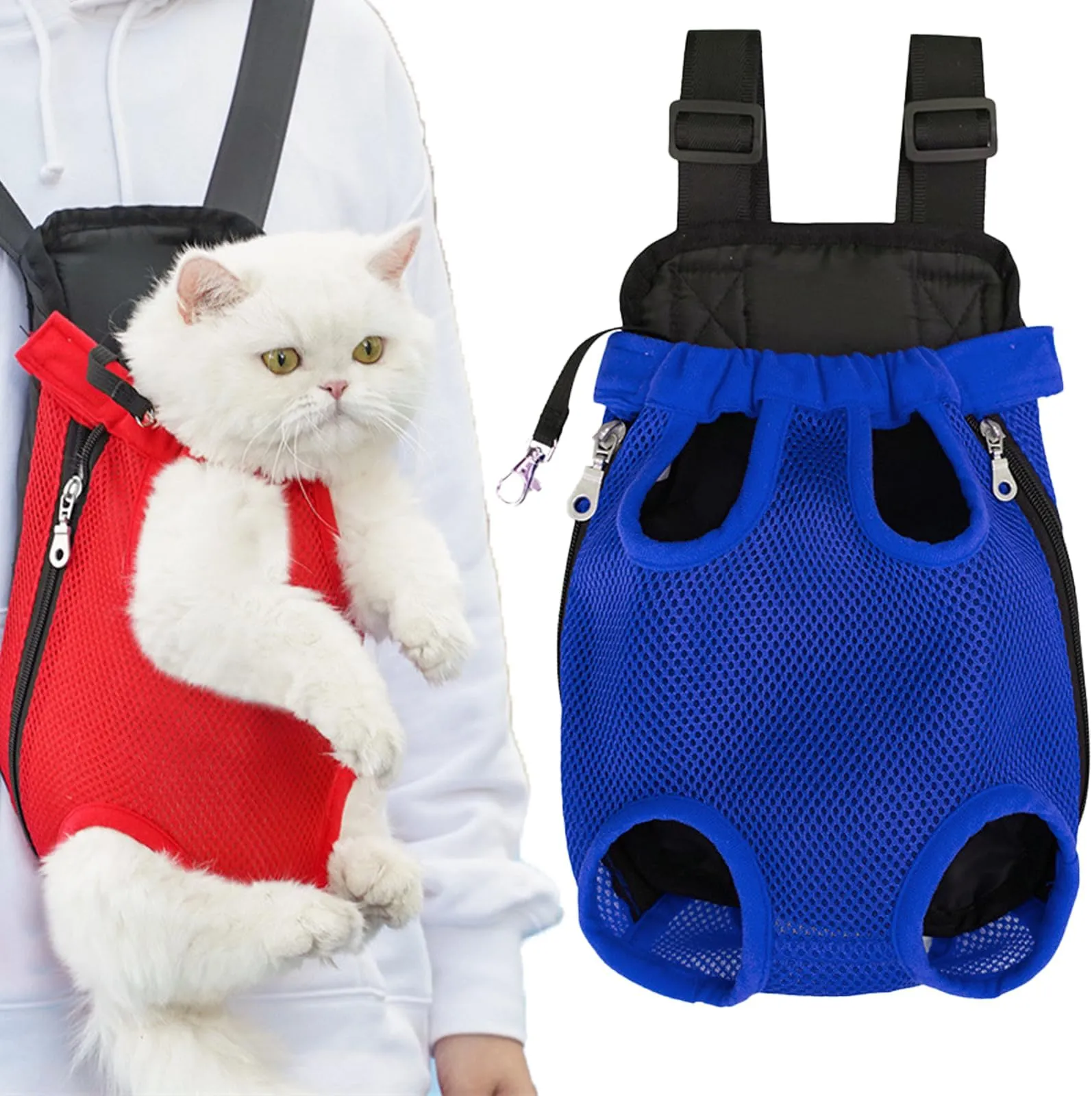 thumbnail image 2 of Furry Pawsy Cat Carrier, Furry Pawsy Cat Carrier, Portable Pet Carrier Backpack, Dog Front Carrier Travel Bag, Adjustable Pet Front Cat Dog Carrier Backpack Travel Bag (XXL,Yellow And Green 2 of 14