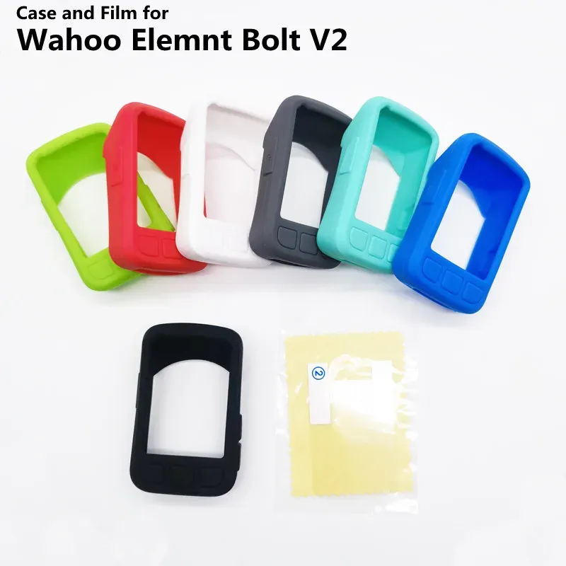 Compass New Wahoo Elemnt Bolt v2 Case Screen Protector Film for Wahoo Elemnt Bolt v2 GPS Computer Silicone Case Ryeve