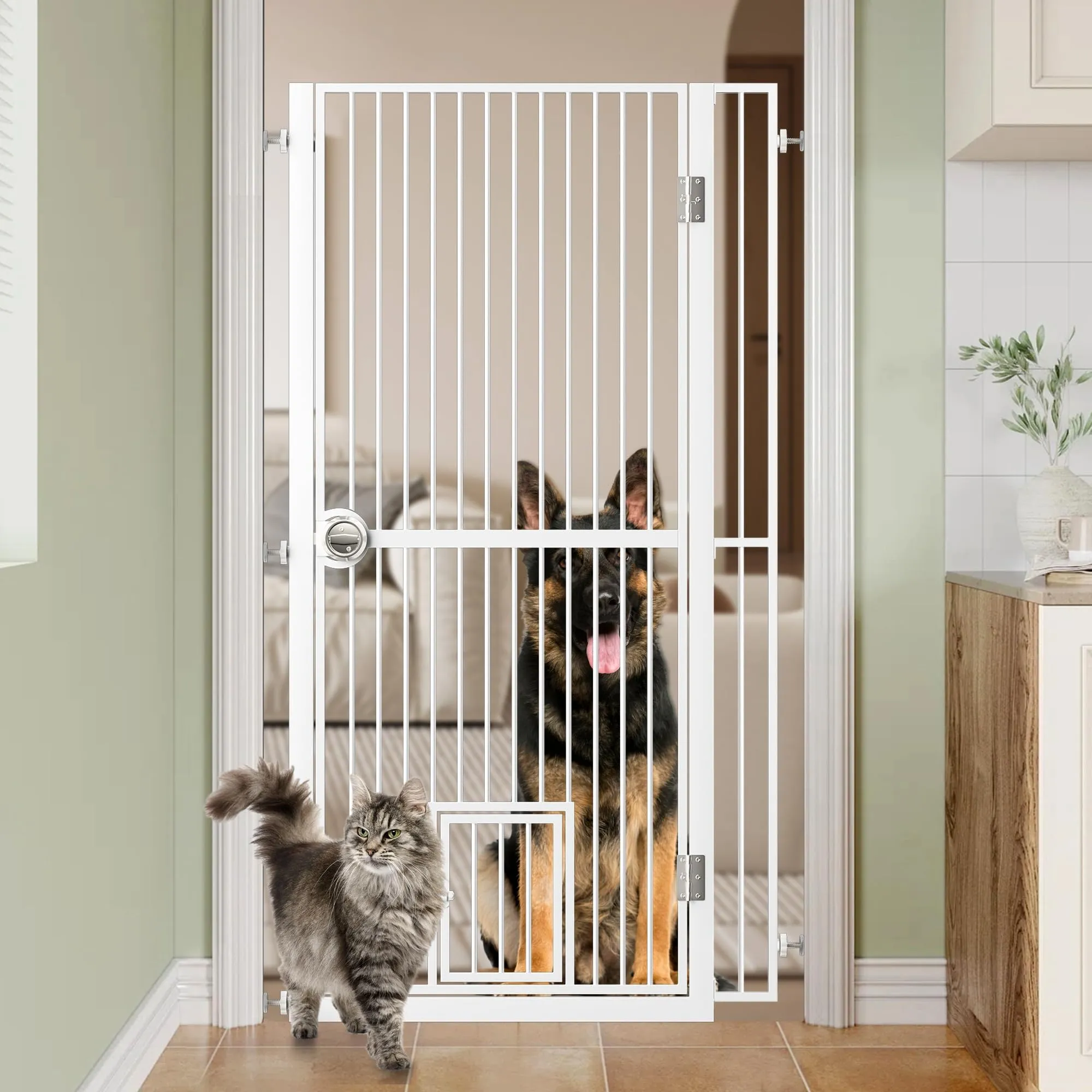 Extra Tall Dog Gates Indoor Cat Gates Tall Cat Gate Long And Tall