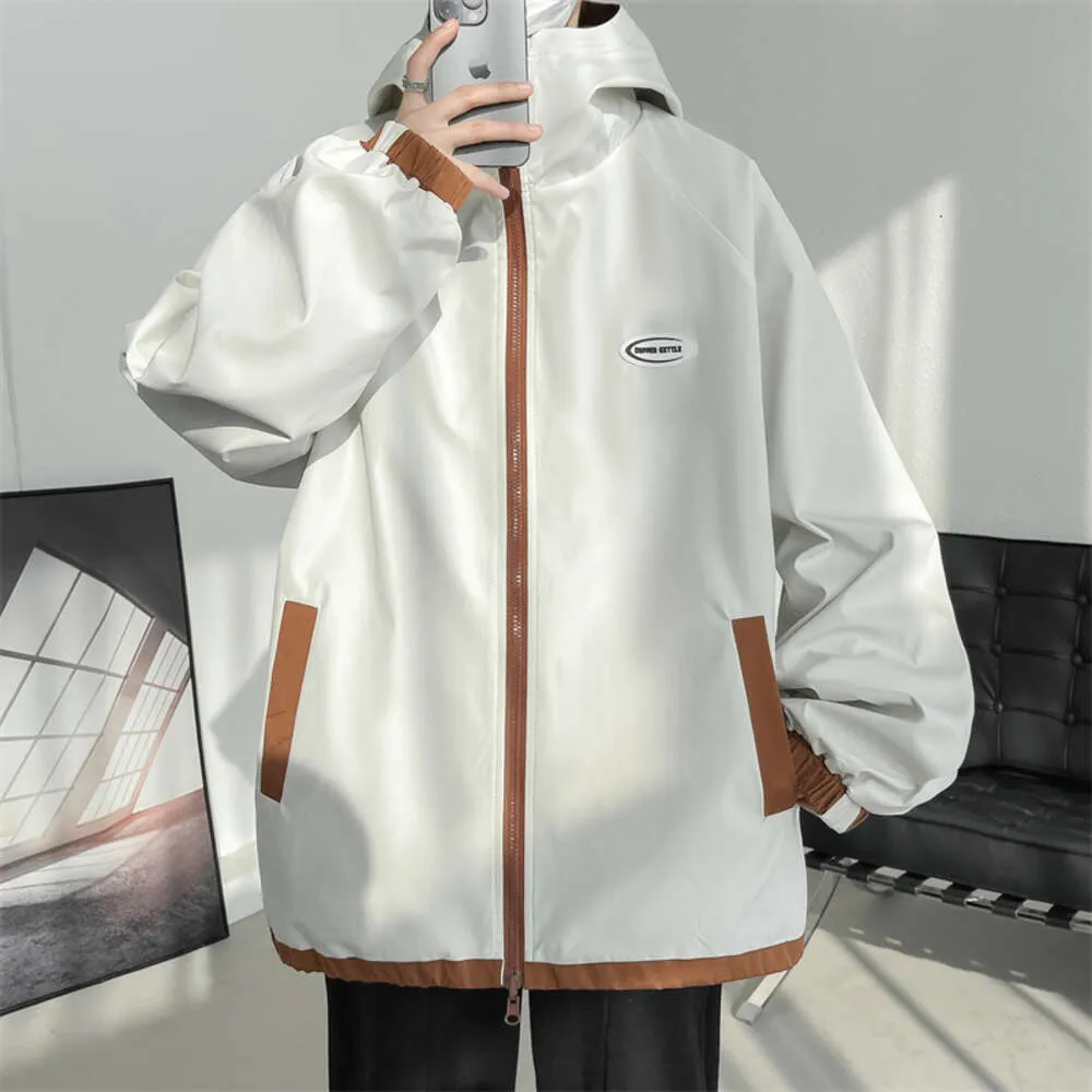 JK P Spring New Dress Unisex Style Jacket Men s Waterproof Sprint Loose Coat Two Sided Wear