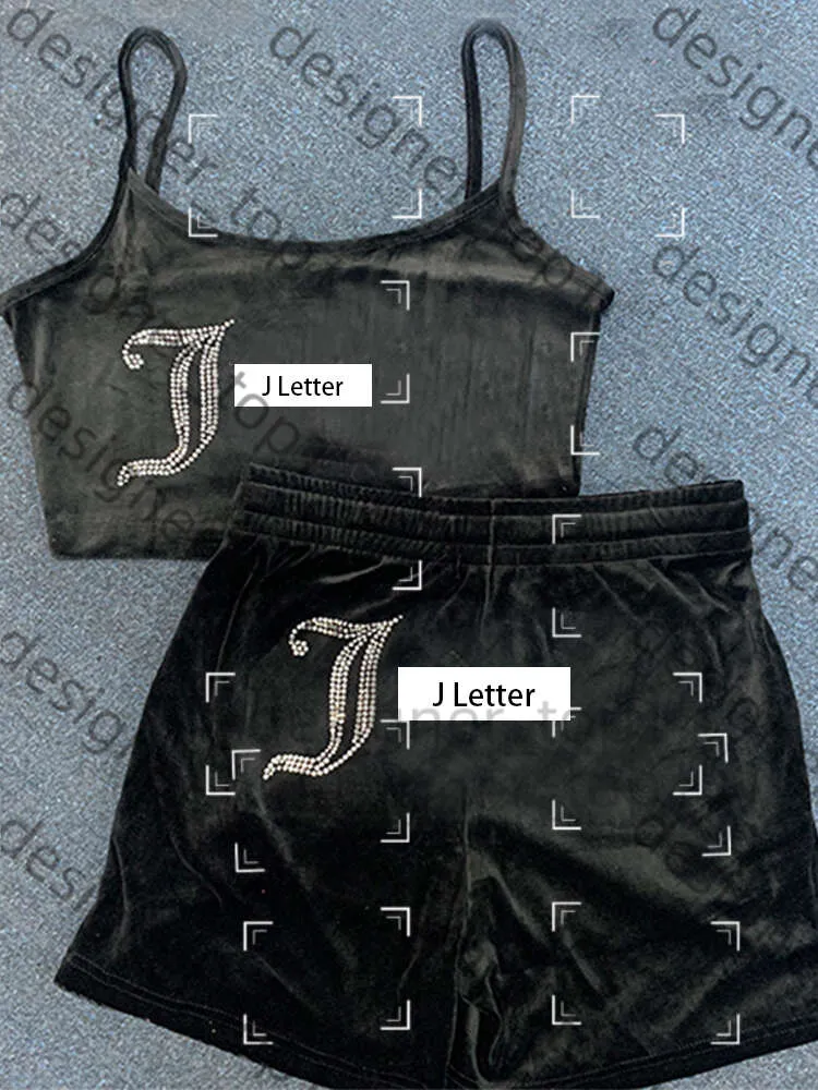 Juicy dres to koszulka Kobiet Designer Dwuczęściowe zestawy JuicyTracksuit Shorts Kobiet damski letnia marka garnitur dresowy Juicy koszulka Kobiety Short 7554