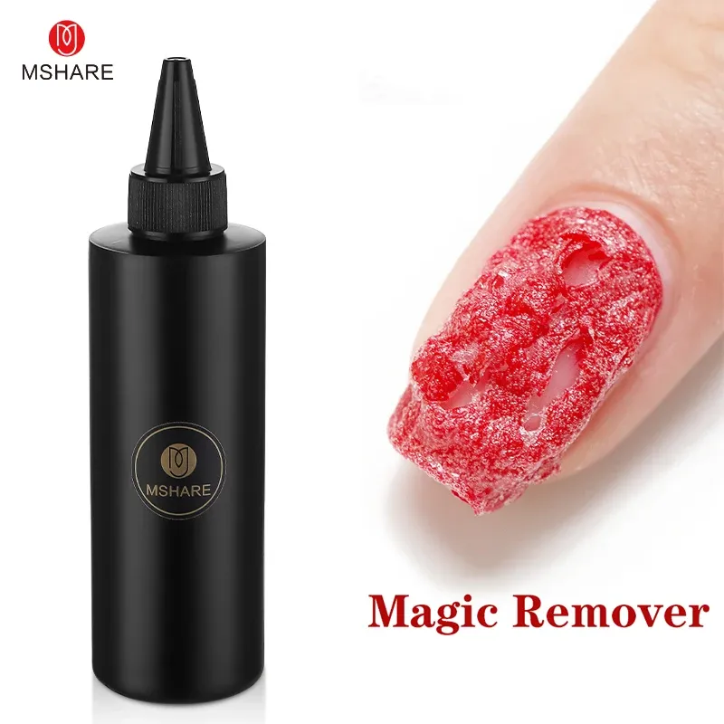 Kits Mshare Magic Gel Remover Nail Repel Off Off Burst Gel Crack Retination pour Gel LED UV