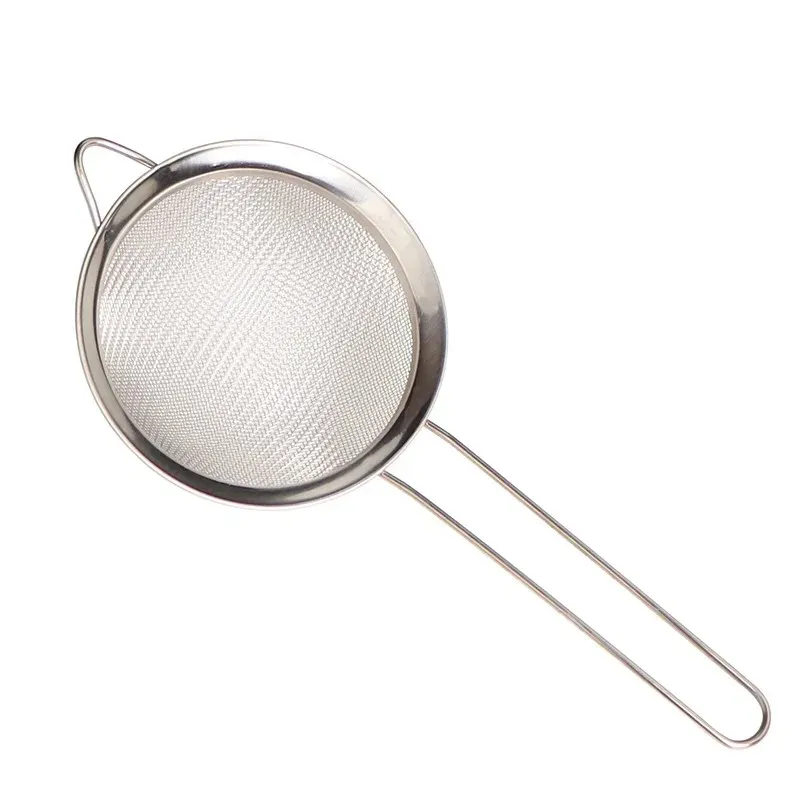 Stainless Steel Wire Fine Mesh Sieve Oil Strainer Flour Colander Sifter DIY Kitchen Tools For Filtering Food Kitchen Accessories