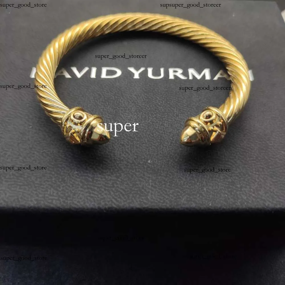 Nieuwe 2024 Dy Desginer David Yurma Sieraden Top Kwaliteit Bracelet Simple en Elegant Popular Woven Traped Rope Fashion Ring David Bracelet Punk Jewelry David Size 2 819