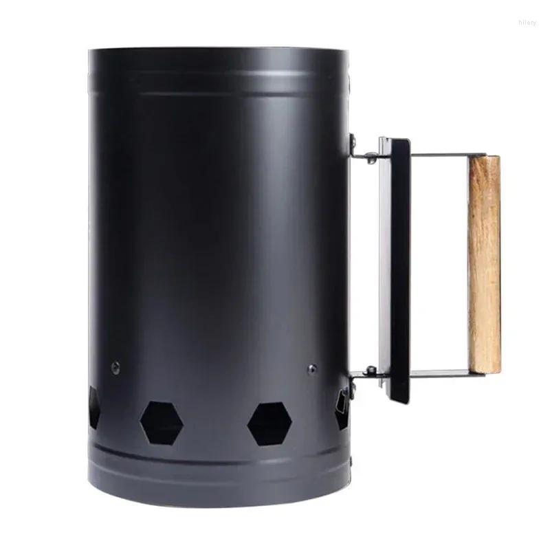 Verktyg Portabla grillskorsten kolstart Starter Fire Lighter Bucket Barrel Grill Camping BBQ Tillbehör