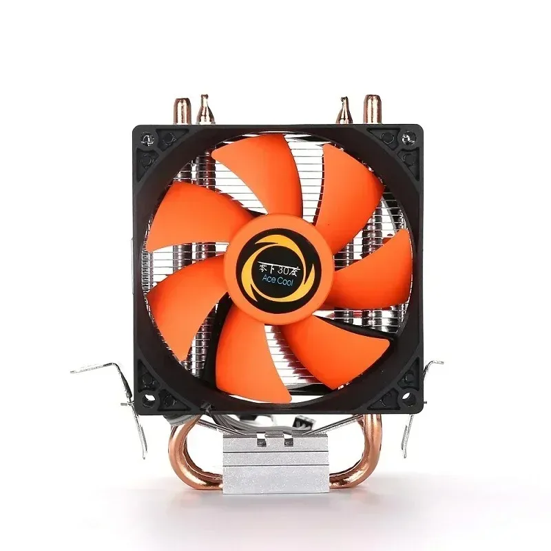 Ventilateur de refroidisseur de CPU efficace efficace 3pin pour Intel LGA 1150 1151 1155 1156 775 1200 AMD AM3 AM4 Ventilor silencieux silencieux radiateur