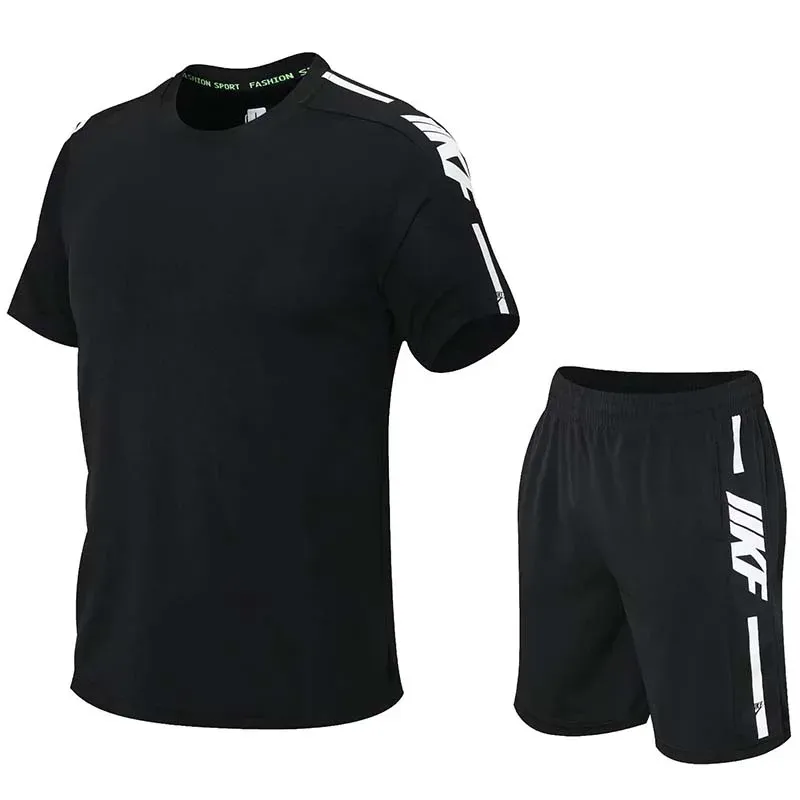 Ensemble 2 PCS / Set Men Gym Vêtements de gym