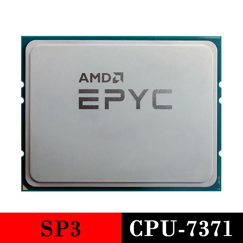 Använd serverprocessor AMD EPYC 7371 CPU Socket SP3 CPU7371