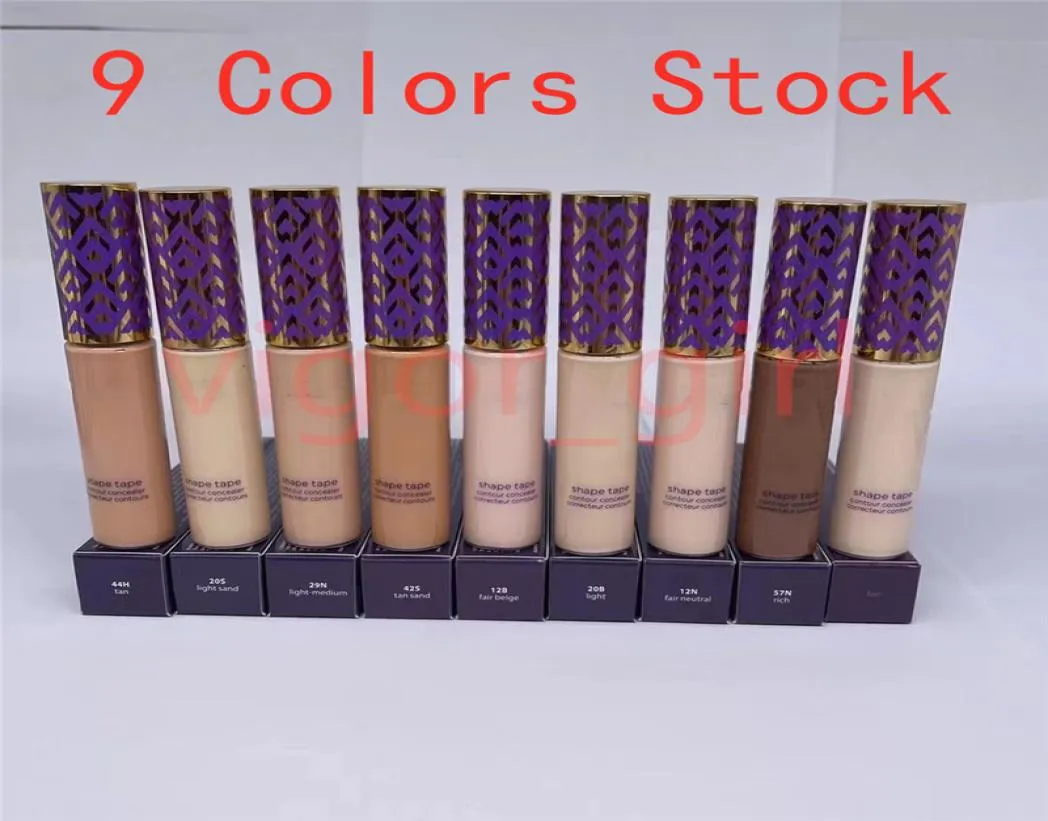 Contour Concealer 9 Color Makeup Natural Cream Shading отбеливающий увлажняющий крем Увлажняющий крем. Светлый питательный полное покрытие