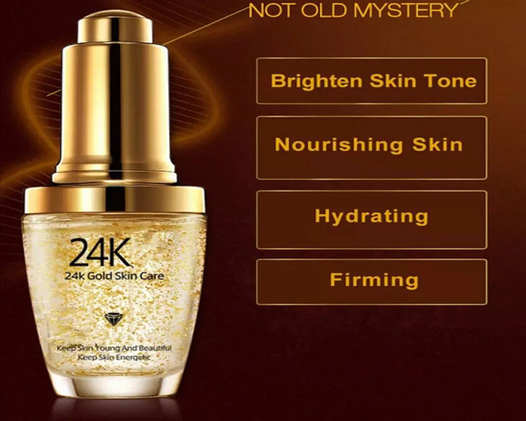 Ny ankomst 24K Gold Face Day Cream Hydrating Essence Serum fuktgivande kvinnor möter hudvård 3569316