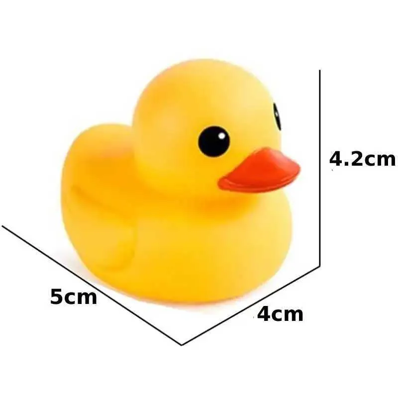 Toys de bain pour bébé en caoutchouc toys de bain de canard en caoutchouc jaune mini canards flottant canard baby baignier jouet douche faveurs cadeaux pour les tout-petits