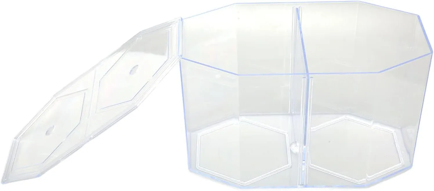 Aquarium Breeder Box: Octagonal Fish Tank Divider with 2 Sections ...