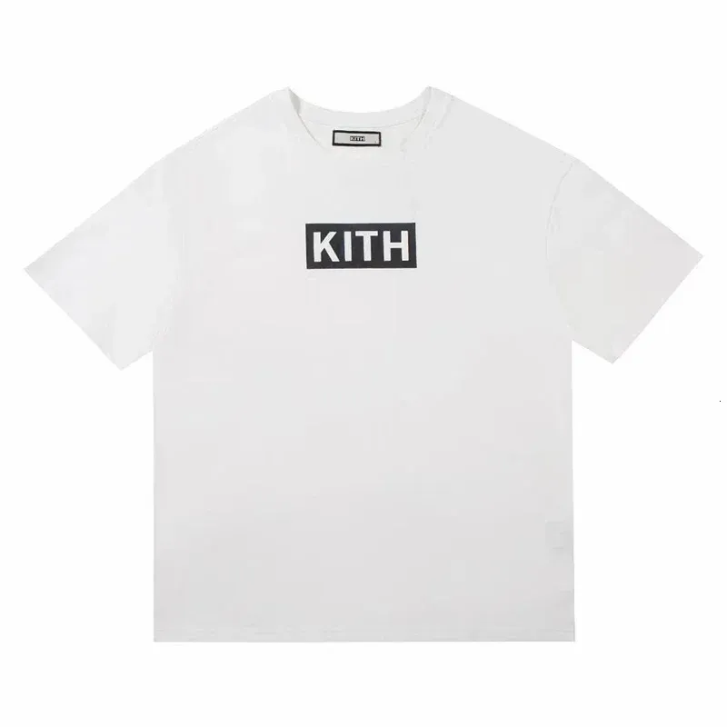 Godkvalitet Kith FW Box Fashion T Shirt Men 1 1 Kith Women Overdimensionerad t -shirt Grafisk tees skateboard skjortor män kläder 240420