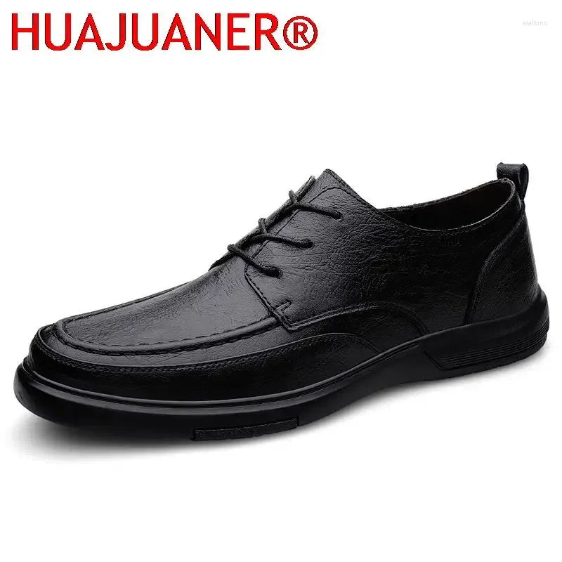 Casual Shoes British Style Men Mashing Hase Hase Hashing Wygodne niskie błyszczące klasyczne Oxfords