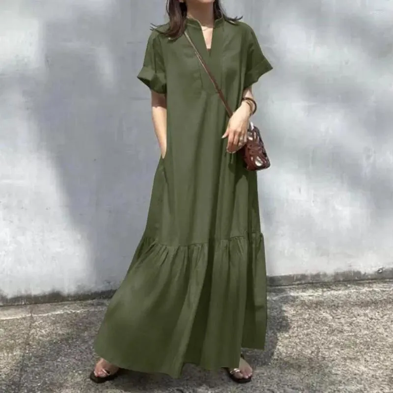 Maxi party wear dress for women ankle-length A-line loose fit with hooded  collar and side pockets from Dhgate Urban Sexy Dresses - price 43.77