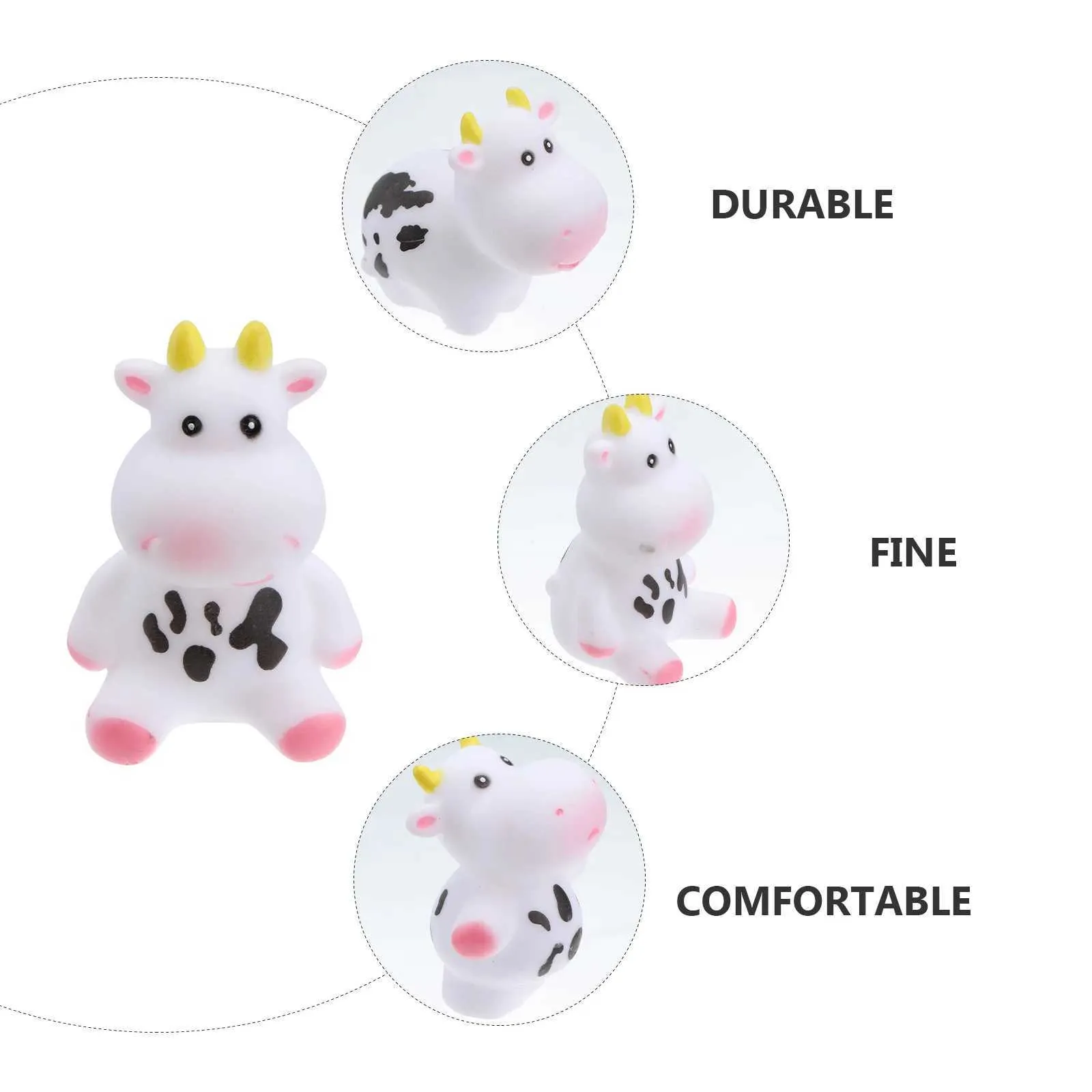 Brinquedos de banho de bebê 5pcs Toys de vaca Toys de chá de bebê brinquedos infantis Bathinghings Baby Bath Bath Supply