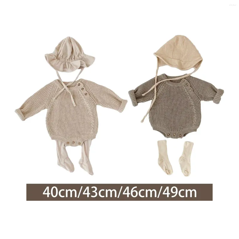Clothing Sets Kids Jumpsuit With Hat Socks Comfortable Year Boys Girls Clothes For Chinese Costume Pography Props Winter Fall