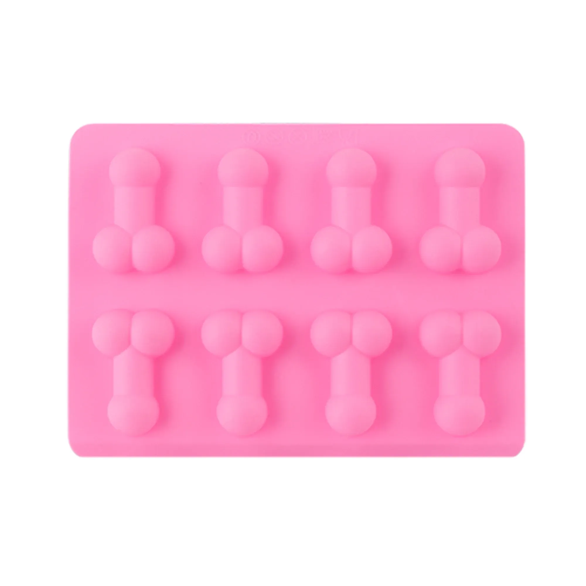 Gereedschappen Sexy Penis Cake Mold voor zeep, verjaardagsfondant, chocolaatjes, ijs en zeep Dick Cream Creative 8 Vorm