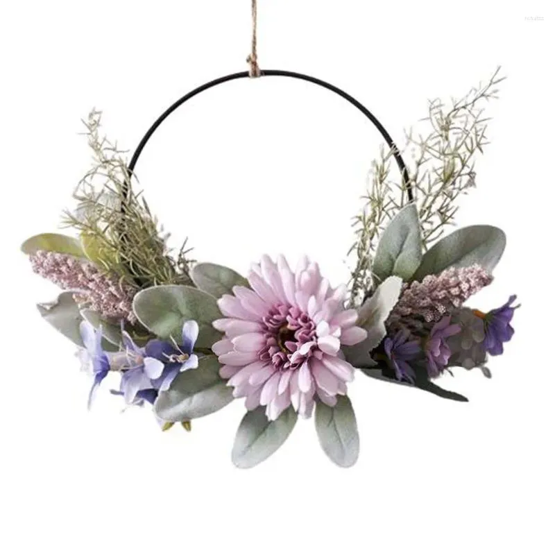 Dekorative Figuren neueste Modell Girlande Schlafzimmer - künstliche Blume Home Dekoration Einer Ringwand Hanging