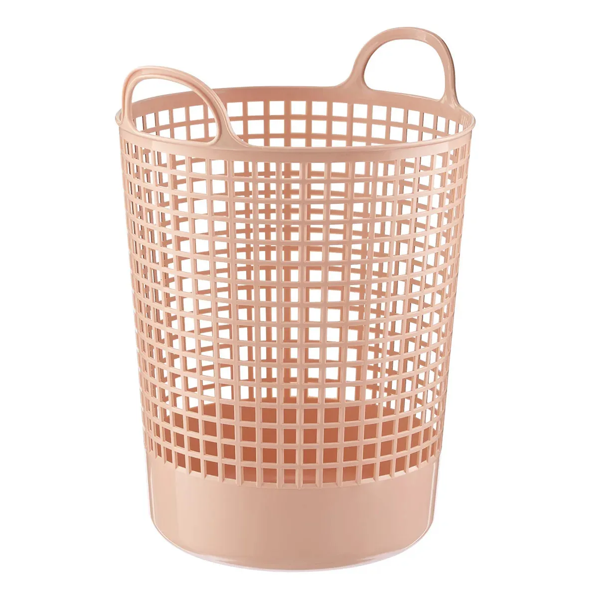 comme le panier à linge écoplastique rond Blush 240424