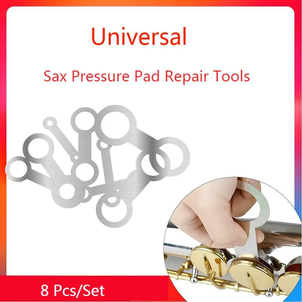 Saxofone Saxofone Ferramentas de Reparo de Pragem de Pressão Flata do São Acessórios para Twind Wood Substituição de peças de instrumentos musicais para Alto/Soprano/Tenor Sax