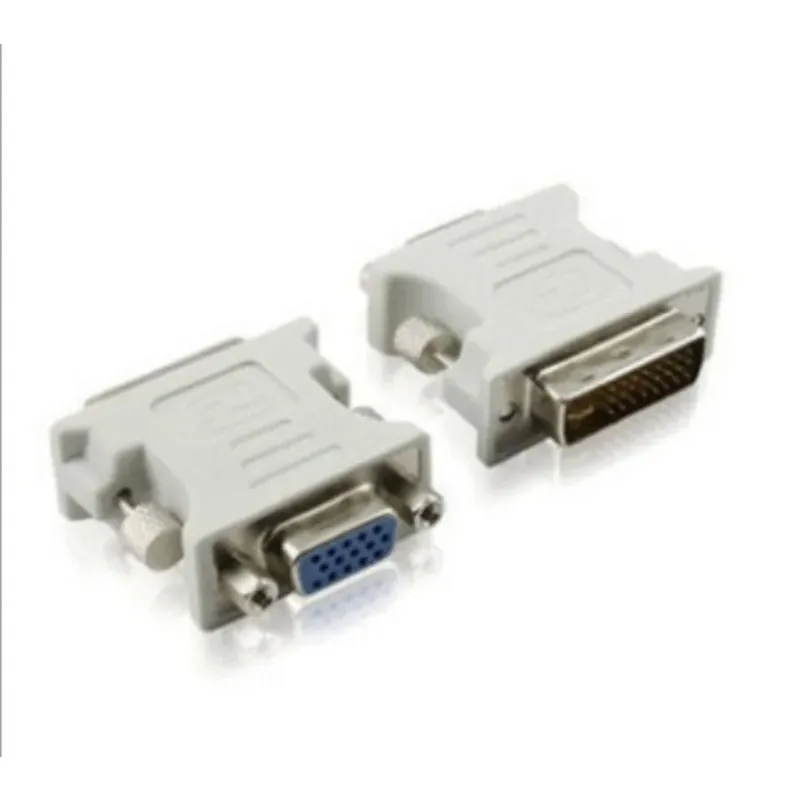 Adaptador DVI-I Male para VGA/D-sub/fêmea Modelo: Edvi-Dsabadap/Adaptador de Vídeo DVI para VGA, DVI 29 M SVGA 15 F branco