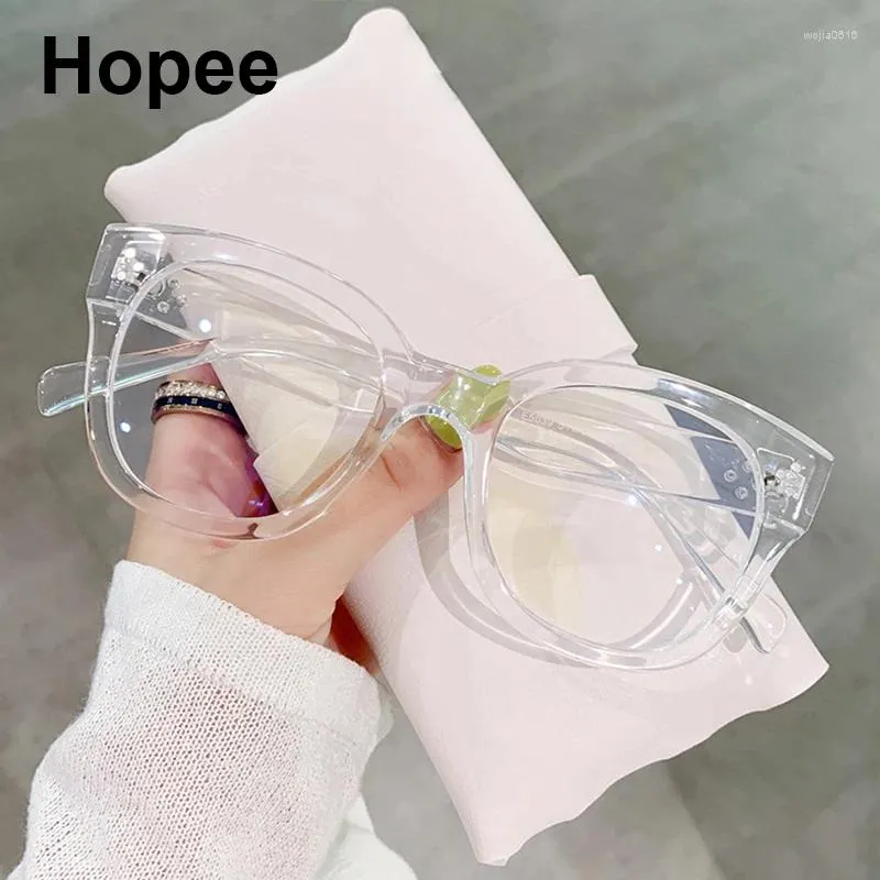 Sunglasses Frames Transparent Square Glasses Frame Women Computer Gaming Anti Blue Light Eyeglasses Rivet Clear Lens Optical Spectacles