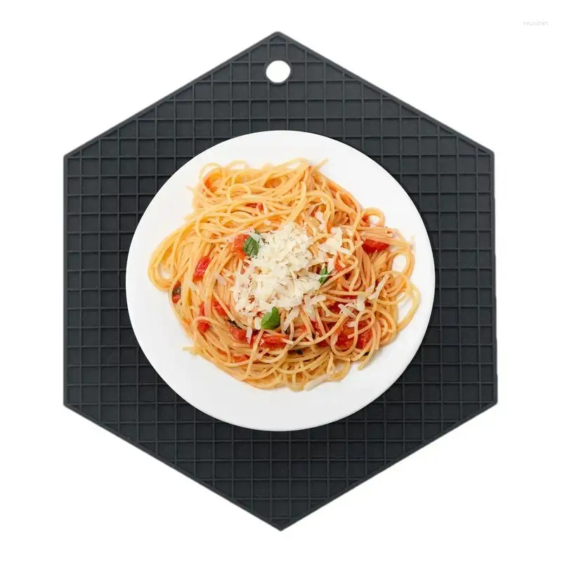 Table Mats Silicone Pads For Kitchen Multi-functional Cellular Pad Heat Resistant & Multipurpose Non-Slip Mat Non