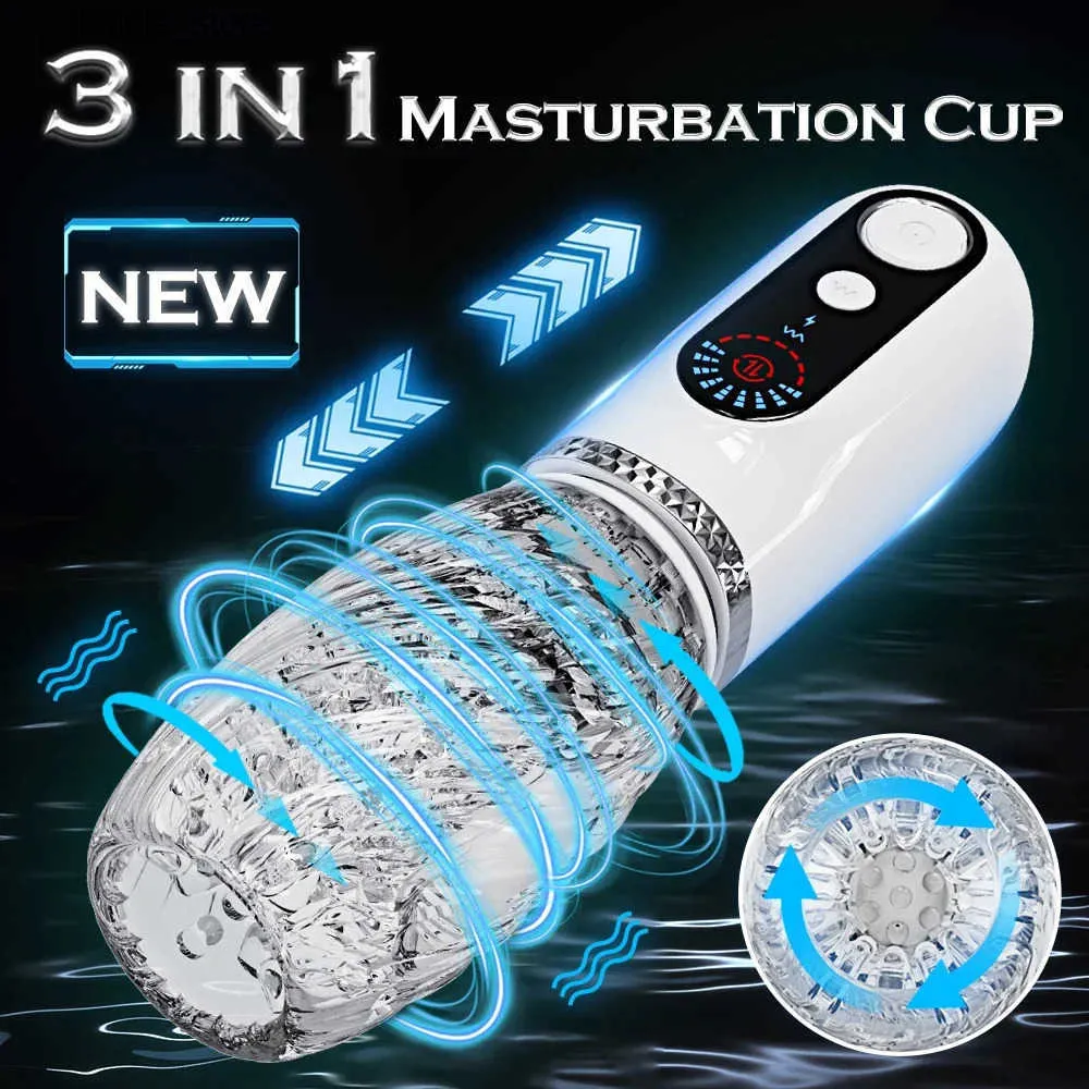 thrusting rotating male masturbator Snail Vibe Evo Rechargeable Male Masturbator Navy – Condomania.com main image 1