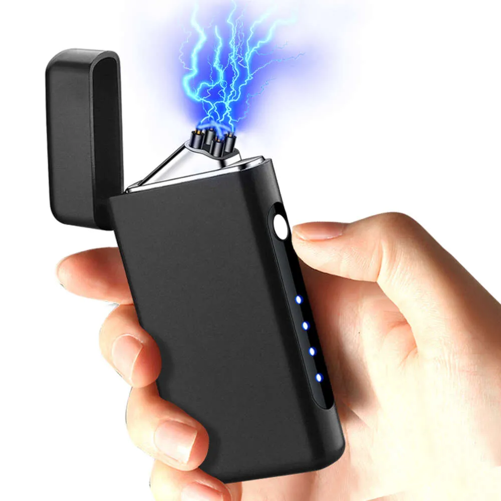 Billigt fabrikspris Dual Arc Electric Cigarette Lighter, USB Plasma Tändare laddningsbar för cigarett R