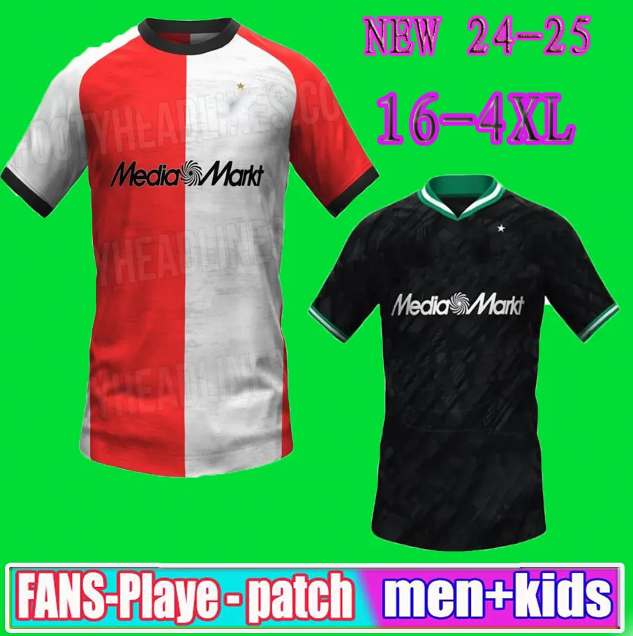 2024 2025 Maglie da calcio Feyenoords Kit per bambini Voetbal 24 25 Versione da fan di Fan Player Gimenez Kokcu Danilo Danilo Dilrosun Hancko Shirt