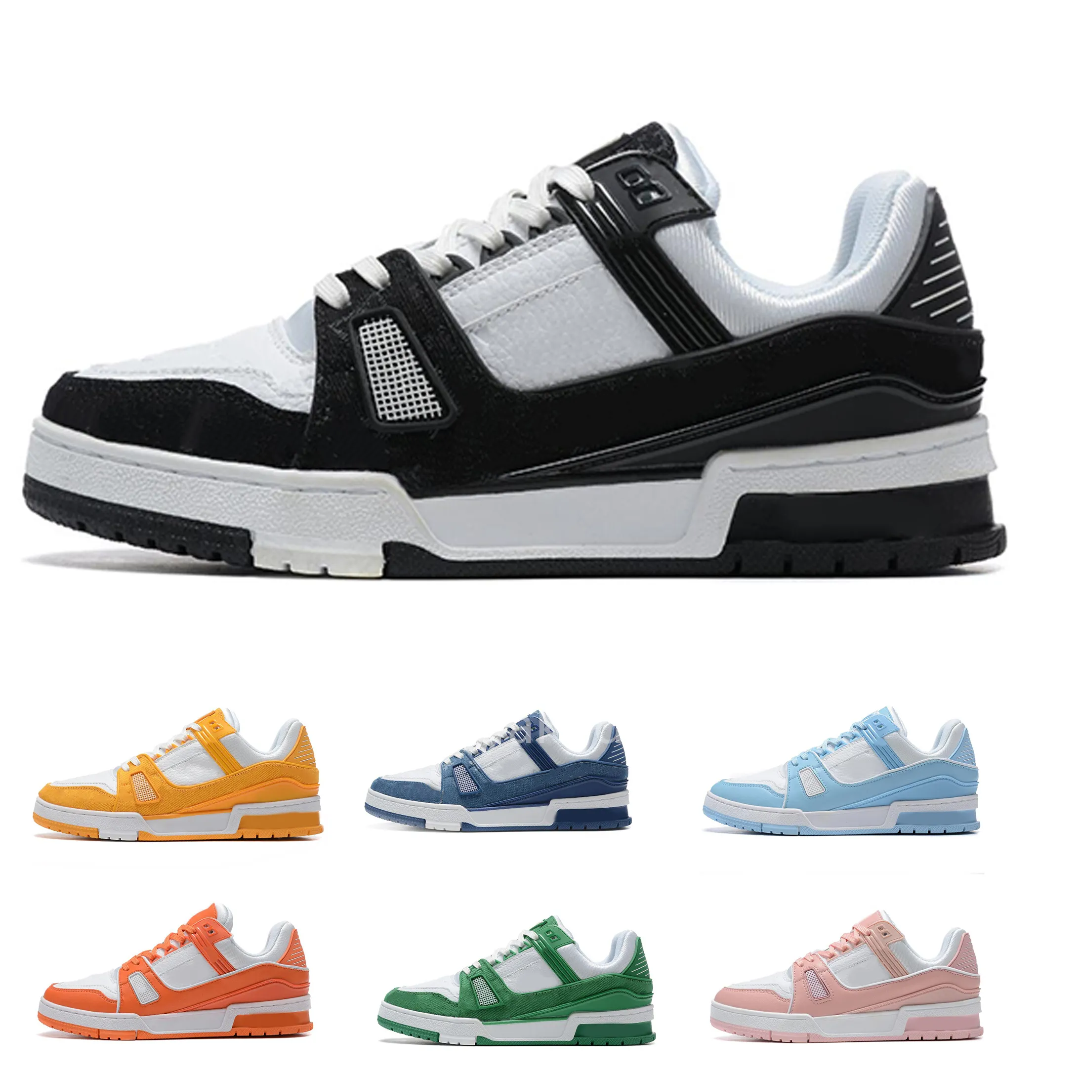 2024 Trainer 2S Sneaker Low Men's Women Women Luxury Fashion Sneakers Популярные кроссовки для мужчин