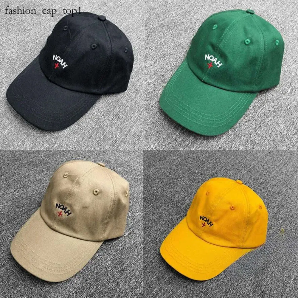 Noah Ball Caps Män kvinnor Casual Green Khaki Black Orange Yellow Noah Kahan Baseball Cap Quality Cross Logo broderi Justerbara hattar Noah Cap