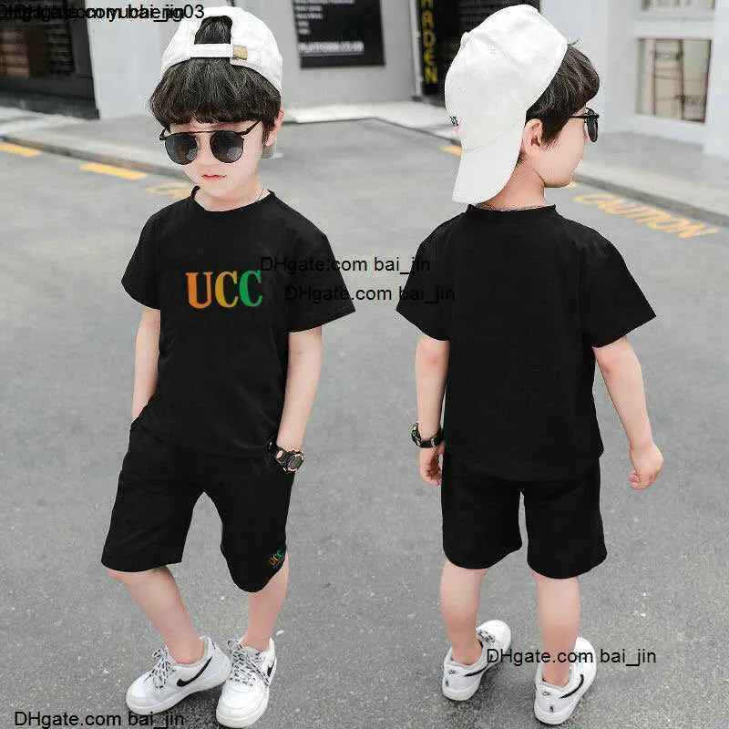 Kinder 2-10 Jahre Designer Sets T-Shirt Hosen Set Cotton Clothing Baby Boys Girl Marke Kinder Kurzarm Shorts G00189